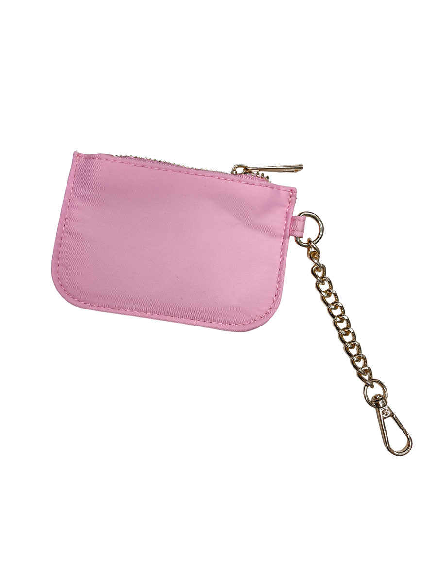 Kate Spade light pink keychain cardholder/wallet