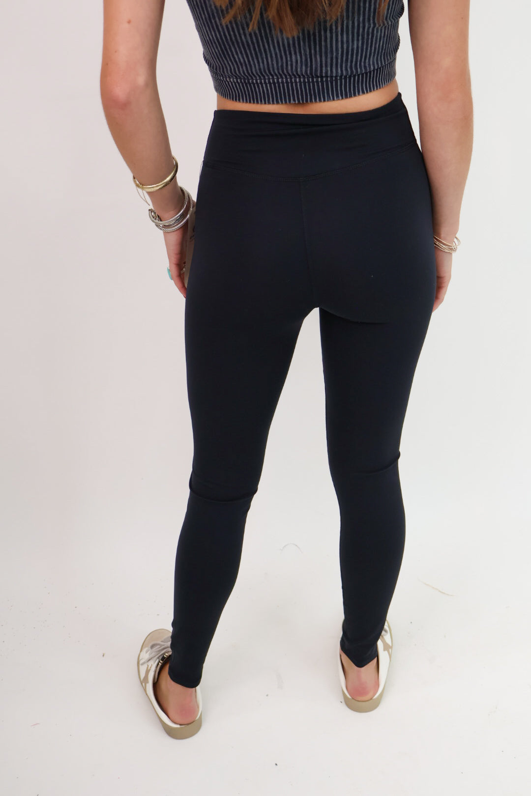 Shops crossover waistband leggings