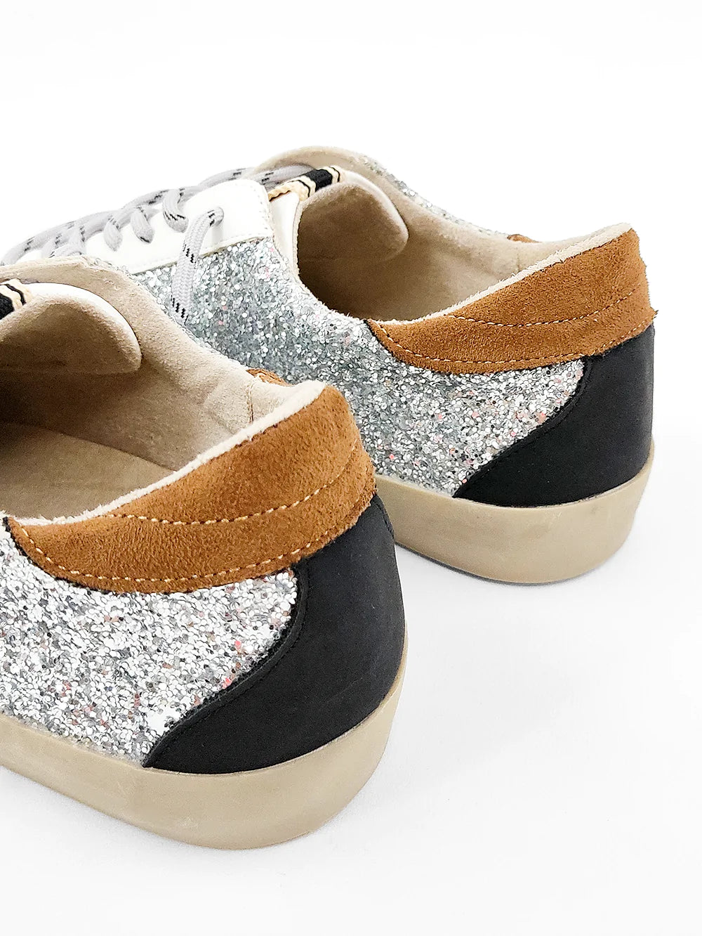 Paula Sneaker - Silver Sparkle